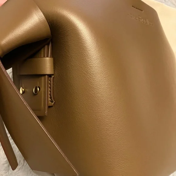 Acne Studios Tan Leather Shoulder Bag - Picture 7 of 9